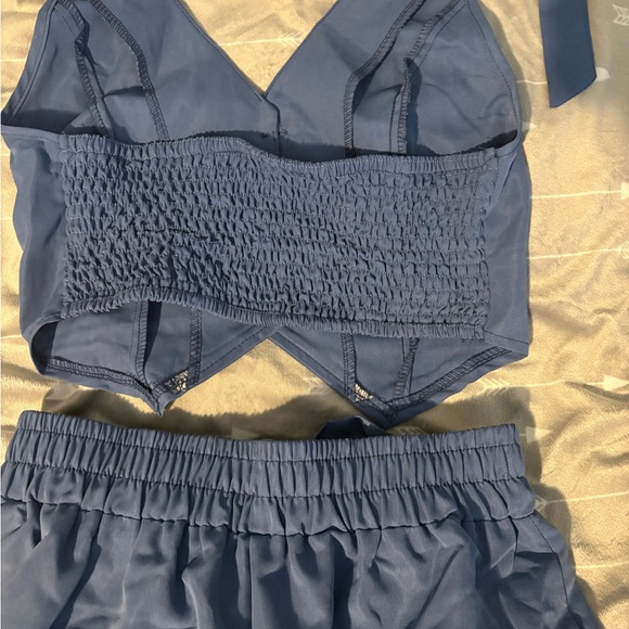 Elegant Blue Women's Jumpsuit - Picture 4 of 4